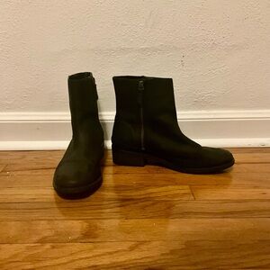 Sperry Black Leather Boots 9.5 Women’s